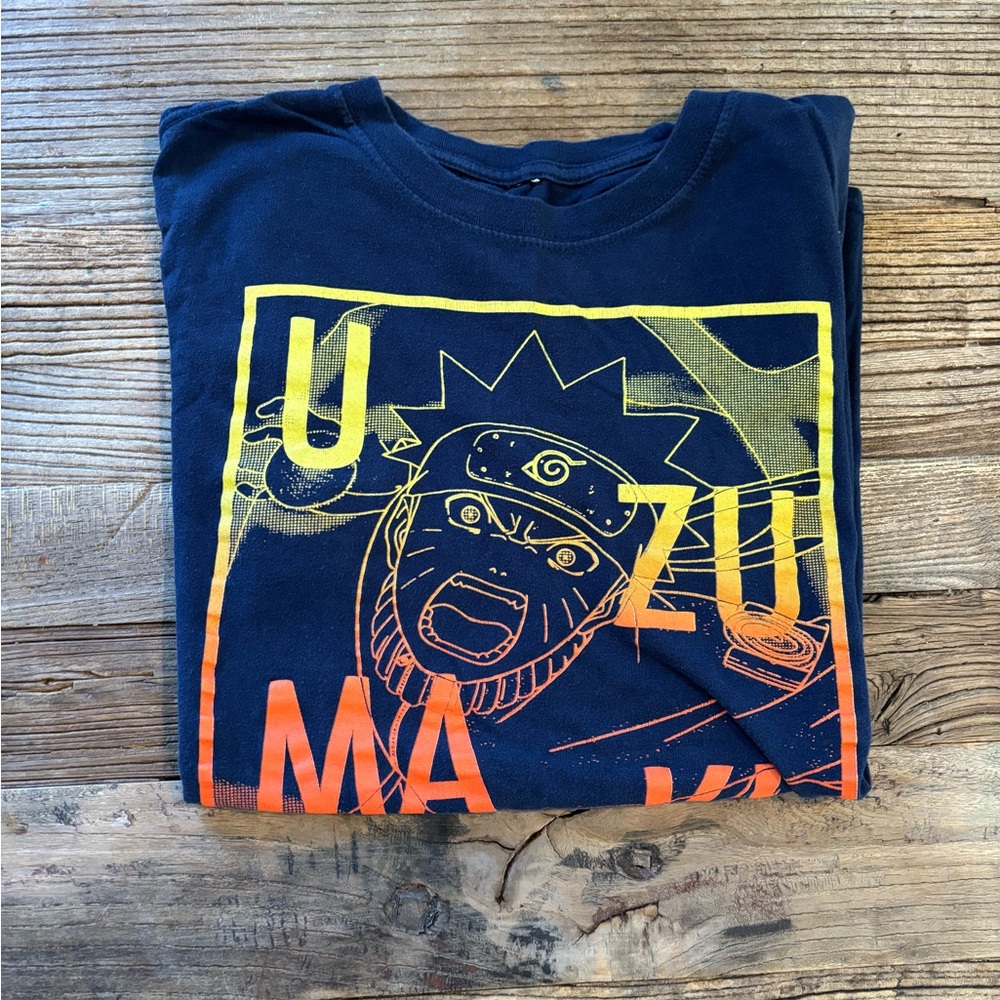Naruto Shippuden Collection Graphic Tee - Blue and Yellow